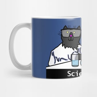 I Do Sciencing says Science Cat Mug